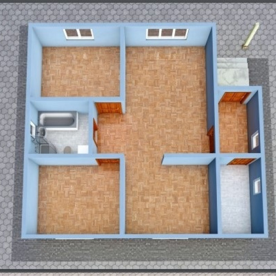 Дом из сип-панелей 84,5 м²