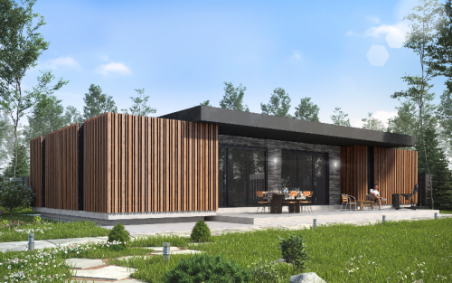 Дом из сип-панелей 150 м²