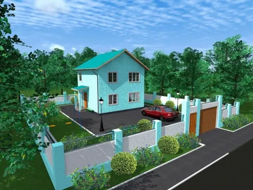 Дом из сип-панелей 98 м²