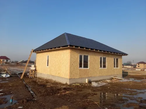 Дом из сип-панелей 93,5 м²